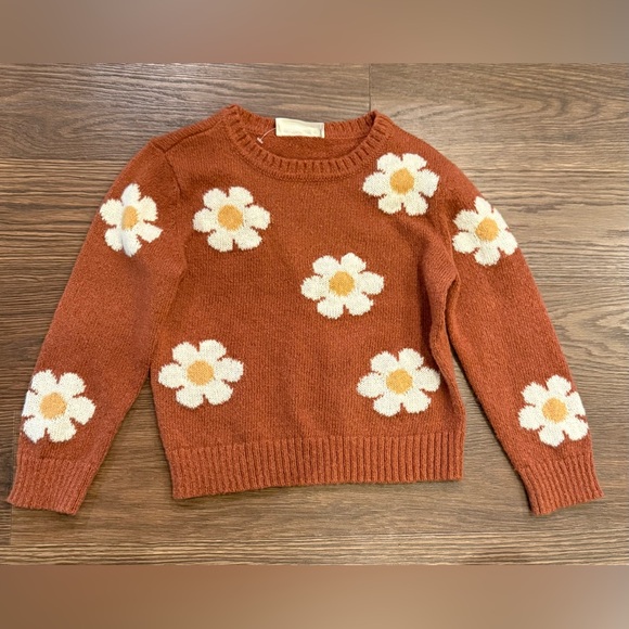NWOT Amy Byer Flower Sweater - Picture 1 of 6